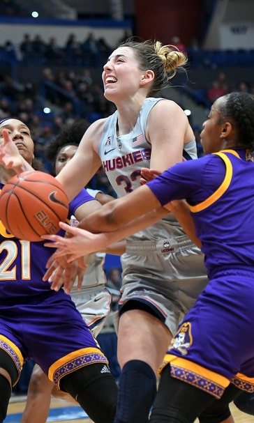 UConn routs ECU, gets to 20 wins for 26th straight year